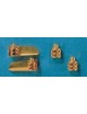 SET FANALI DI NAVIGAZIONE CON SUPPORTO 35MM 6V