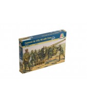 WWII ITALIAN CANNONE DA 149/40 WITH CREW