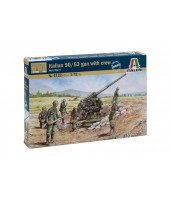 WWII ITALIAN 90/53 GUN WITH CREW