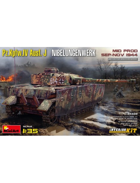 PZ.KPFW.IV AUSF. J MID PROD. SEP-NOV 1944 INTERIOR KIT