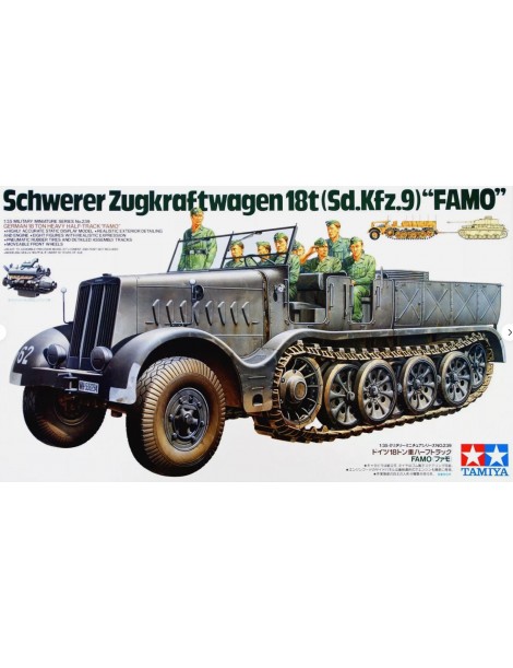 GERMAN 18 TON HEAVY HALF-TRACK FAMO (SD.KFZ.9)
